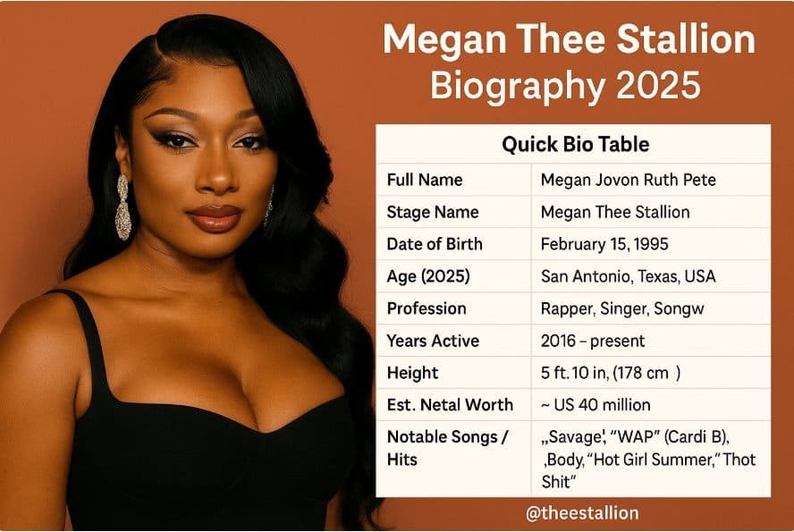 Megan Thee Stallion – Biography, Career & Facts (2025)