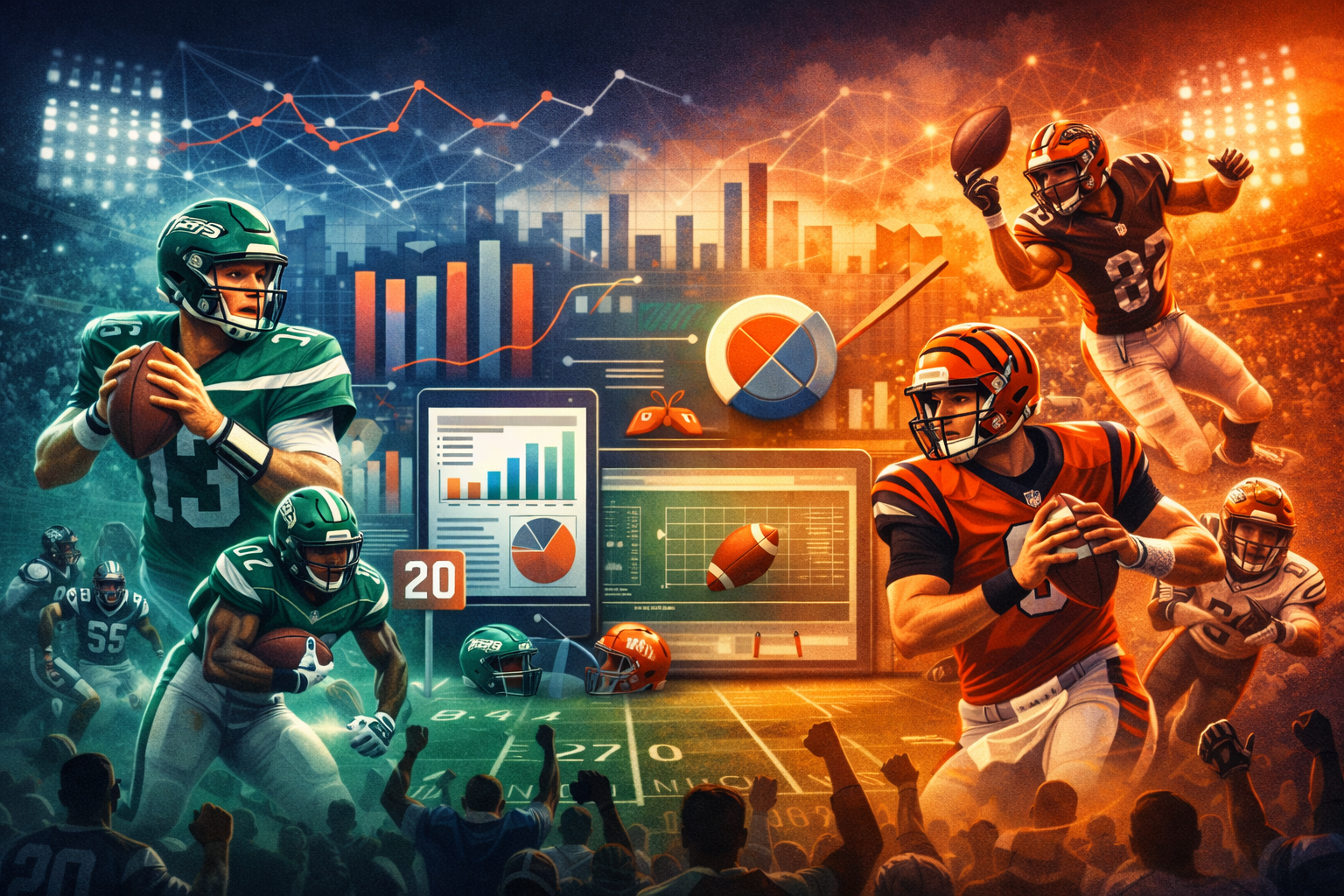 New York Jets vs Bengals match player stats